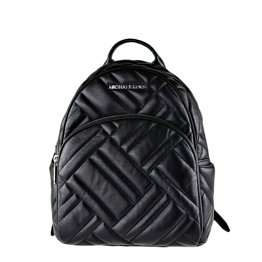 michael kors black abbey backpack